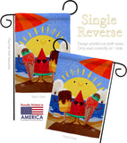 Summer Buddy - Fun In The Sun Summer Vertical Impressions Decorative Flags HG192453 Made In USA