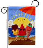 Summer Buddy - Fun In The Sun Summer Vertical Impressions Decorative Flags HG192453 Made In USA