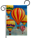 Hot Air Balloon Mass - Fun In The Sun Summer Vertical Impressions Decorative Flags HG192536 Made In USA