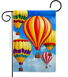 Hot Air Balloon Mass - Fun In The Sun Summer Vertical Impressions Decorative Flags HG192536 Made In USA