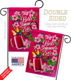 Summer Smoothie - Fun In The Sun Summer Vertical Impressions Decorative Flags HG192608 Made In USA