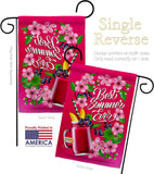 Summer Smoothie - Fun In The Sun Summer Vertical Impressions Decorative Flags HG192608 Made In USA