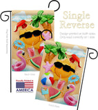 Chilling Sun - Fun In The Sun Summer Vertical Impressions Decorative Flags HG192611 Made In USA