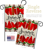 Sweet Watermelon - Fun In The Sun Summer Vertical Impressions Decorative Flags HG192614 Made In USA