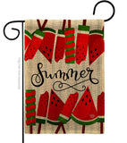 Sweet Watermelon - Fun In The Sun Summer Vertical Impressions Decorative Flags HG192614 Made In USA