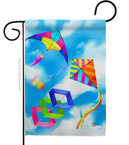 Blue Sky Kites - Fun In The Sun Summer Vertical Impressions Decorative Flags HG192641 Made In USA
