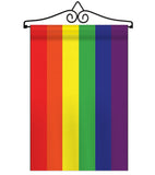 Rainbow - Fun In The Sun Summer Vertical Applique Decorative Flags HG106020