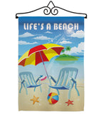 Life's a Beach - Fun In The Sun Summer Vertical Impressions Decorative Flags HG106057 Imported