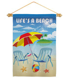 Life's a Beach - Fun In The Sun Summer Vertical Impressions Decorative Flags HG106057 Imported