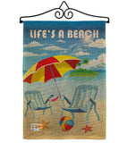 Life's a Beach - Fun In The Sun Summer Vertical Impressions Decorative Flags HG106057 Imported