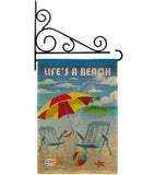Life's a Beach - Fun In The Sun Summer Vertical Impressions Decorative Flags HG106057 Imported