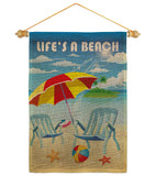 Life's a Beach - Fun In The Sun Summer Vertical Impressions Decorative Flags HG106057 Imported