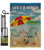 Life's a Beach - Fun In The Sun Summer Vertical Impressions Decorative Flags HG106057 Imported