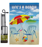 Life's a Beach - Fun In The Sun Summer Vertical Impressions Decorative Flags HG106057 Imported