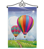 Balloon Festival - Fun In The Sun Summer Vertical Impressions Decorative Flags HG106058 Made In USA