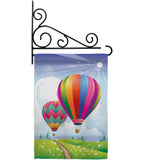 Balloon Festival - Fun In The Sun Summer Vertical Impressions Decorative Flags HG106058 Made In USA