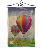 Balloon Festival - Fun In The Sun Summer Vertical Impressions Decorative Flags HG106058 Made In USA