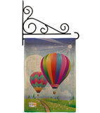 Balloon Festival - Fun In The Sun Summer Vertical Impressions Decorative Flags HG106058 Made In USA