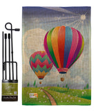 Balloon Festival - Fun In The Sun Summer Vertical Impressions Decorative Flags HG106058 Made In USA