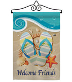 Sunny Friends - Fun In The Sun Summer Vertical Impressions Decorative Flags HG106060 Made In USA