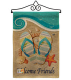 Sunny Friends - Fun In The Sun Summer Vertical Impressions Decorative Flags HG106060 Made In USA