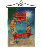 Summer Wreath - Fun In The Sun Summer Vertical Impressions Decorative Flags HG106062 Made In USA