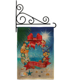 Summer Wreath - Fun In The Sun Summer Vertical Impressions Decorative Flags HG106062 Made In USA