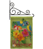 Welcome Tropical - Fun In The Sun Summer Vertical Impressions Decorative Flags HG106066 Made In USA