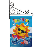 Fun in the Sun - Fun In The Sun Summer Vertical Impressions Decorative Flags HG106069 Made In USA