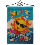 Fun in the Sun - Fun In The Sun Summer Vertical Impressions Decorative Flags HG106069 Made In USA