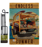 Surfer Girl - Fun In The Sun Summer Vertical Impressions Decorative Flags HG106073 Made In USA