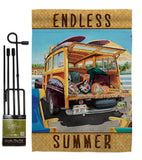 Surfer Girl - Fun In The Sun Summer Vertical Impressions Decorative Flags HG106073 Made In USA