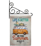 Better in Summer - Fun In The Sun Summer Vertical Impressions Decorative Flags HG106077 Made In USA