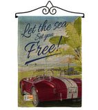 Set You Free - Fun In The Sun Summer Vertical Impressions Decorative Flags HG106078 Made In USA