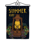 Summer Night Lantern - Fun In The Sun Summer Vertical Impressions Decorative Flags HG106082 Made In USA