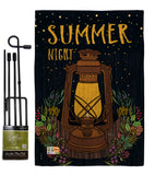 Summer Night Lantern - Fun In The Sun Summer Vertical Impressions Decorative Flags HG106082 Made In USA