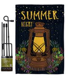 Summer Night Lantern - Fun In The Sun Summer Vertical Impressions Decorative Flags HG106082 Made In USA