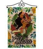 Hula Girl - Fun In The Sun Summer Vertical Impressions Decorative Flags HG106083 Made In USA