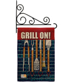 Grill On - Fun In The Sun Summer Vertical Impressions Decorative Flags HG106086 Made In USA