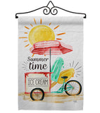 Summer Time - Fun In The Sun Summer Vertical Impressions Decorative Flags HG106088 Made In USA