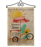 Summer Time - Fun In The Sun Summer Vertical Impressions Decorative Flags HG106088 Made In USA