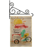 Summer Time - Fun In The Sun Summer Vertical Impressions Decorative Flags HG106088 Made In USA