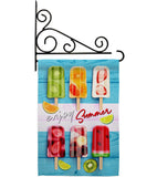 Sweet Popsicles - Fun In The Sun Summer Vertical Impressions Decorative Flags HG106090 Made In USA