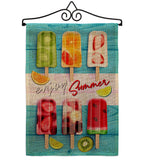 Sweet Popsicles - Fun In The Sun Summer Vertical Impressions Decorative Flags HG106090 Made In USA