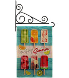 Sweet Popsicles - Fun In The Sun Summer Vertical Impressions Decorative Flags HG106090 Made In USA