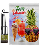 Wsummer Sweets - Fun In The Sun Summer Vertical Impressions Decorative Flags HG106091 Made In USA