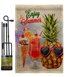 Wsummer Sweets - Fun In The Sun Summer Vertical Impressions Decorative Flags HG106091 Made In USA