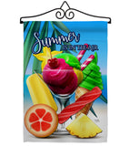 Summer In The Air - Fun In The Sun Summer Vertical Impressions Decorative Flags HG106097 Made In USA