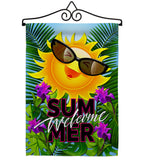 Joyful Sun - Fun In The Sun Summer Vertical Impressions Decorative Flags HG106098 Made In USA