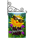 Joyful Sun - Fun In The Sun Summer Vertical Impressions Decorative Flags HG106098 Made In USA